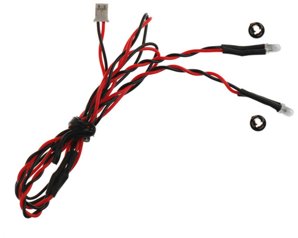 3mm Red Dual LED 15.75 inch wire length photo
