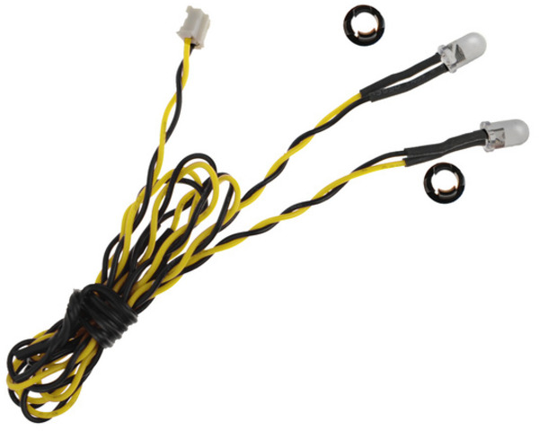 5mm Yellow Dual LED 15.75 inch wire length photo