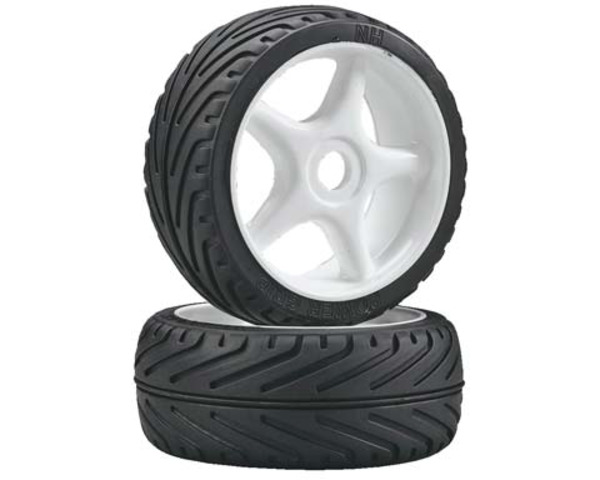 discontinued Treaded Tire Mounted 17mm White photo