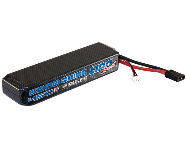 Carbon Sport 5000 7.4V 45C LiPo with TRA photo