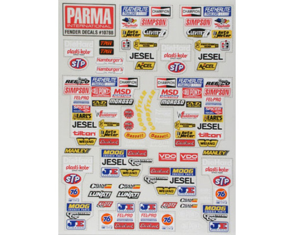 Stock Car Fender Decal photo