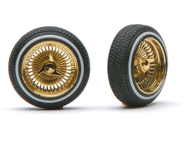 Ld S Rims W/Tires Gold - plastic model accessory photo