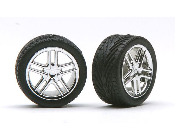 Allante's Rims W/Tires Chrome - plastic model accessory photo