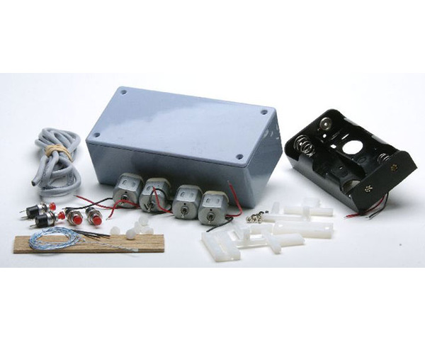 Hydro Kit: 64 Impalla (4) Motors, (4) Switches, - plastic model photo