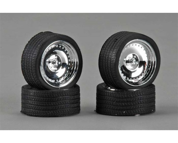23 inch CL's Rims W/Tires Chrome - plastic model accesory photo