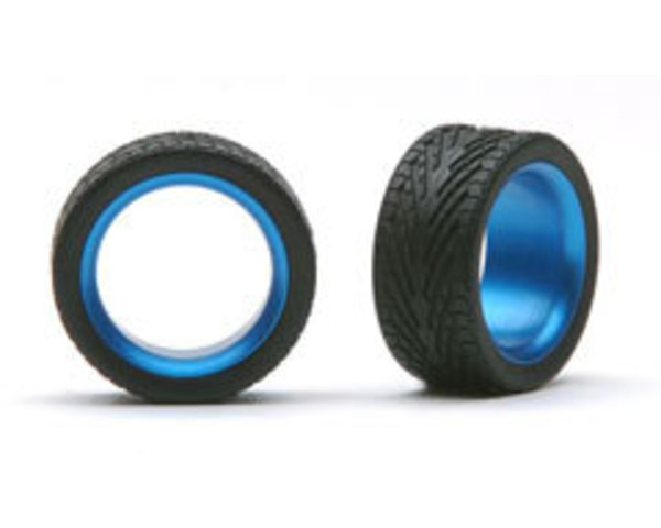 Sleeves 23 inch Alum Polished Lt. Blue W / Tire - plastic model photo