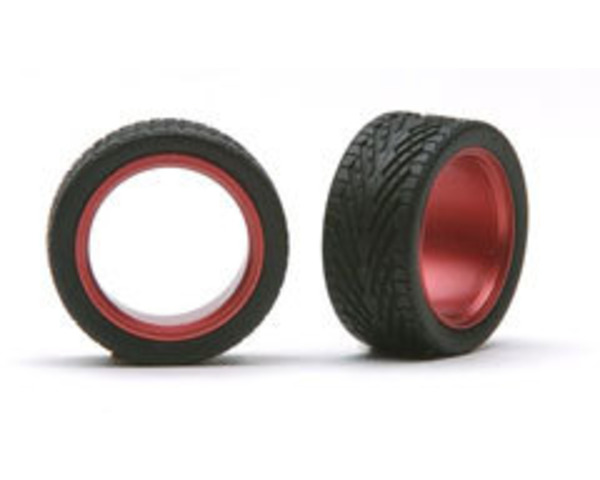 Sleeves 23 inch Stepped Alum Polished Red W / Tire photo