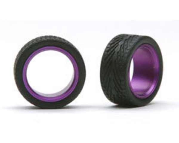Sleeves 23" Stepped Alum Polished Purple W/ Tire - plastic model photo