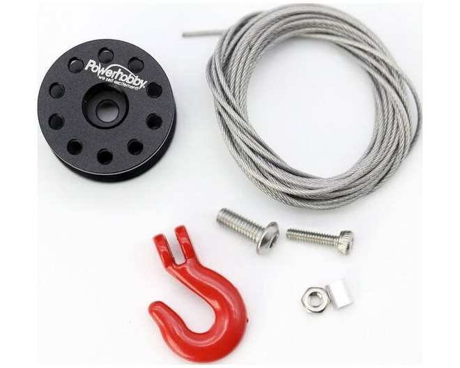 Low Profile 25T Servo Winch Spool Kit Black photo