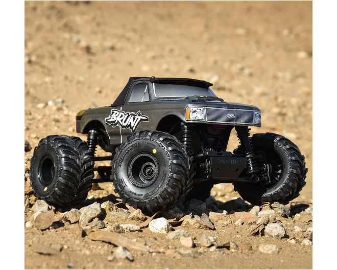 Dreadnaught Mounted Black Wheel F/R 4 for Arrma Gorgon/Quake Gro photo