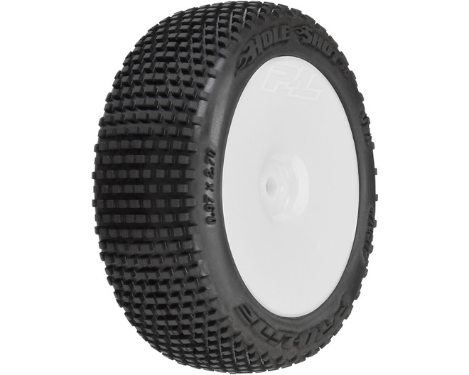 Hole Shot 3.0 Buggy Tires MTD Velocity White Wheels for Arrma Ty photo