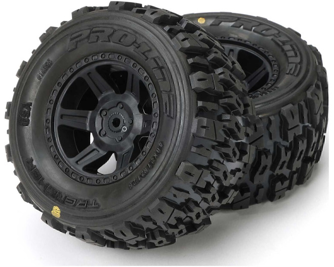 Tap to zoom Trencher F/R Tires Mounted 12mm Black Desperado 2.0 2 : Mini Max