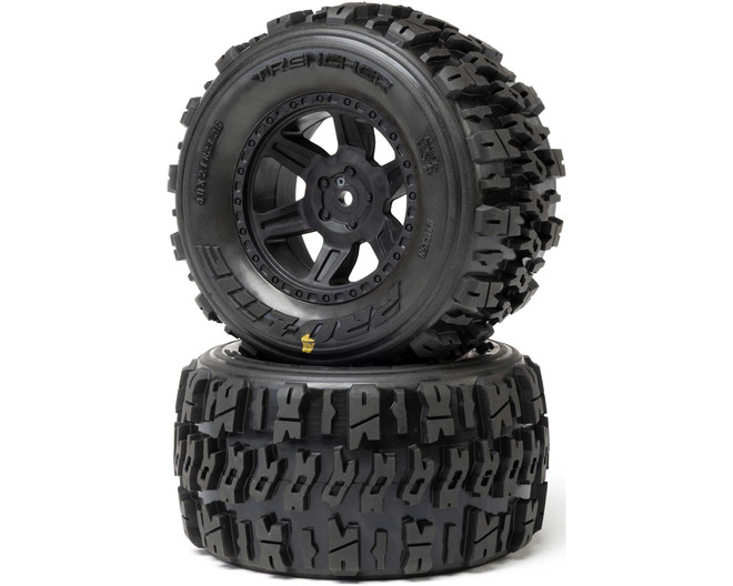 Trencher F/R Tires Mounted 12mm Black Desperado 2.0 2 : Mini Max