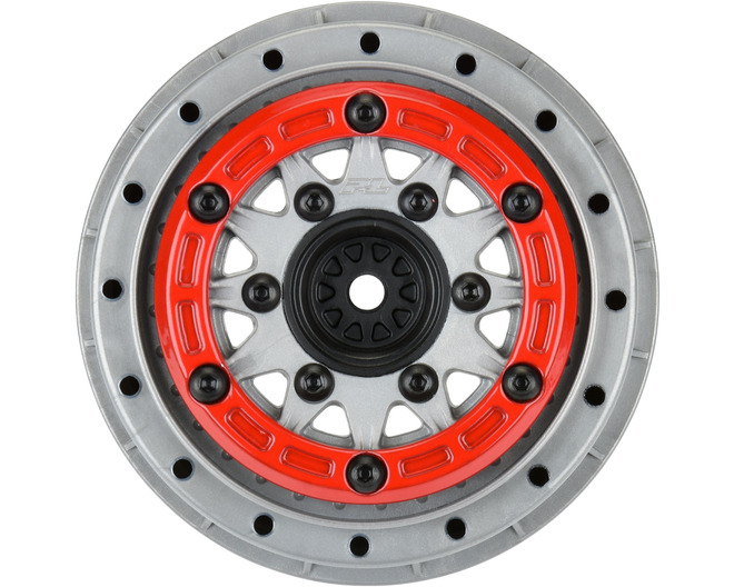 1/10 Raid Bead-Loc F/R 2.2/3.0 SC 2 Red/Grey photo