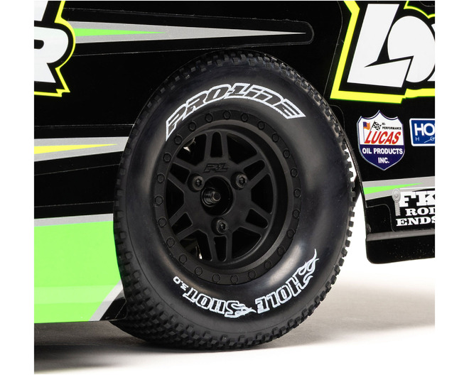 Tap to zoom Sherriff Dirt Oval Rear Wheel Black 2 : Losi Sprint and DLM