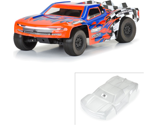 Pre-Cut Flo-Tek Sector Clear Short Course Body photo