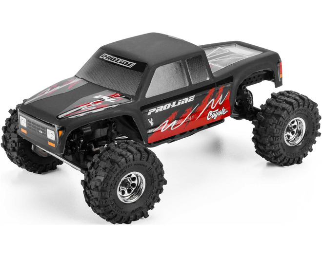 Tap to zoom 1/30 Ltd Edition Pre-Cut Coyote Body Matte Black: Axial SCX30