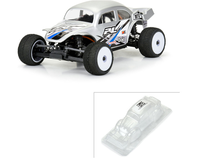 VW Baja Bug Clear Body for Losi Micro-T photo
