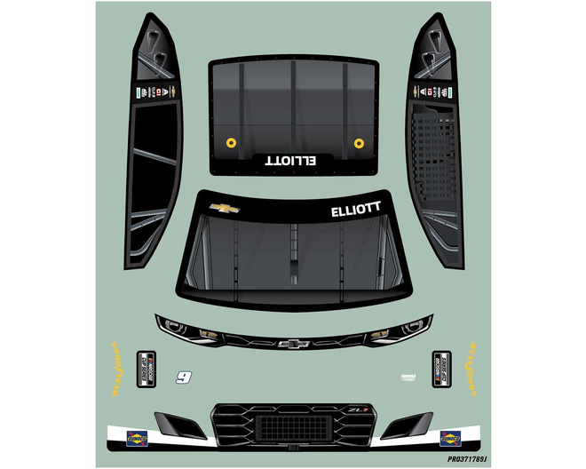 Elliott #9 Amazon Prime 2025 Body for Losi NASCAR