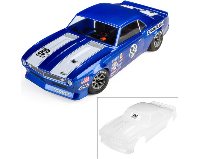 Tap to zoom Pre-Cut 1968 Chevy Camaro Clear VTA Body: Losi NASCAR