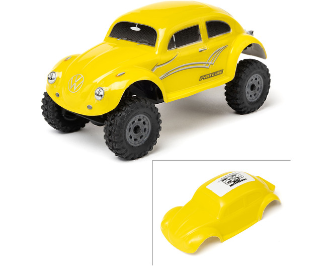 Tap to zoom Pre-Cut VW Bug Yellow Body: Axial SCX30
