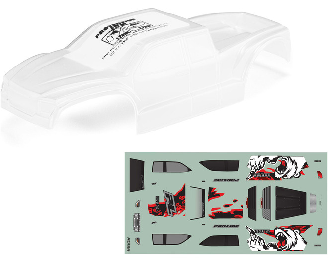 Tap to zoom 1/30 Pre-Cut Brute Body Clear: Axial SCX30
