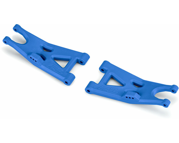 Bash Armor Front Suspension Arms Blue for ARRMA 3S Vehicles photo