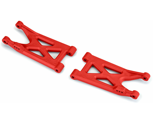 Bash Armor Rear Suspension Arms Red for ARRMA 3S Vehicles photo