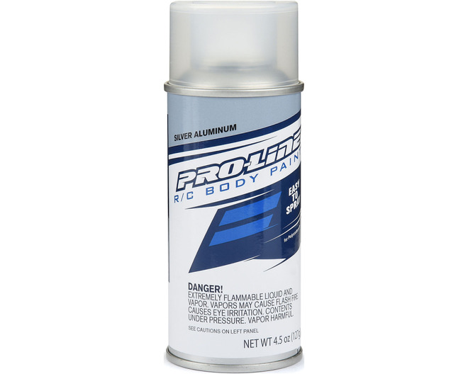 Pro-Line RC Body Spray Paint - Silver Aluminum photo