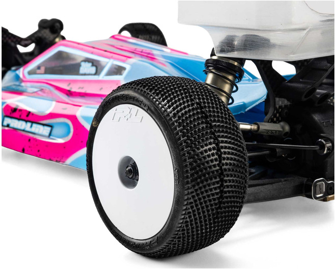 Tap to zoom 1/10 Shredder CR3 Rear 2.2 Carpet Buggy Tires 2