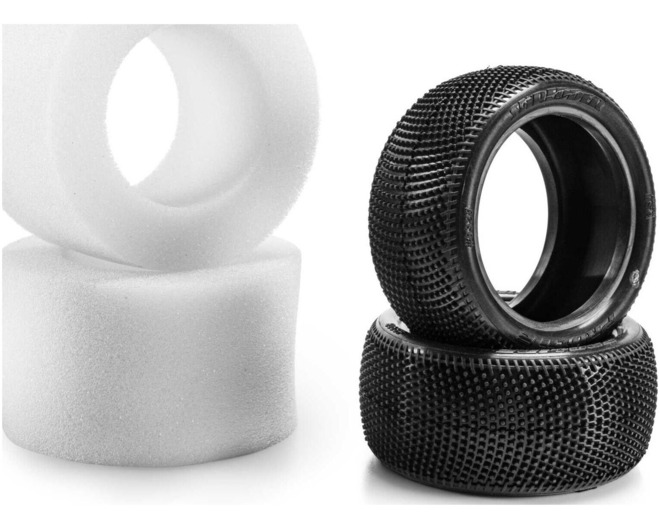 Tap to zoom 1/10 Shredder CR3 Rear 2.2 Carpet Buggy Tires 2