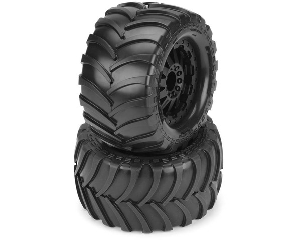 Destroyer 2.8 inch All Terrain Tires Mounted Black Wheel photo