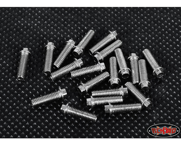 RC4WD Miniautre Scale Hex Bolts M3x10mm Silver photo