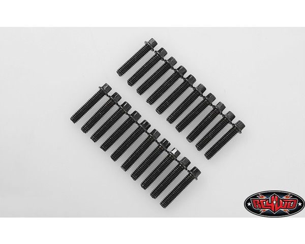 Rc4wd Miniature Scale Hex Bolts (M2.5 X 12mm) (Black) photo