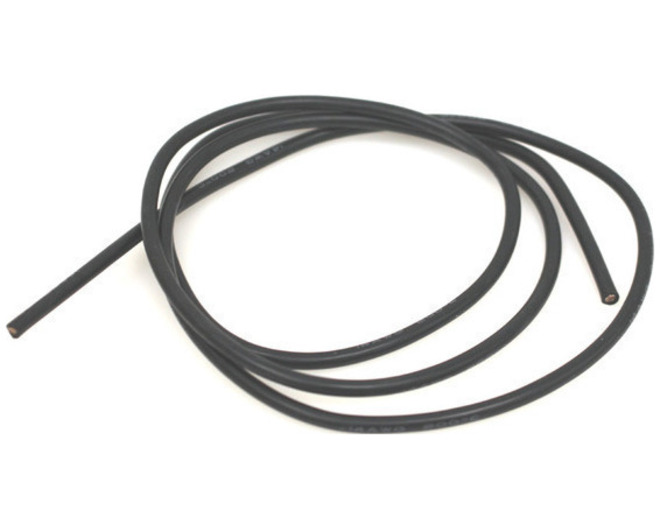 14 Gauge Silicone Wire 3 Black photo