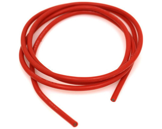 14 Gauge Silicone Wire 3 Red photo