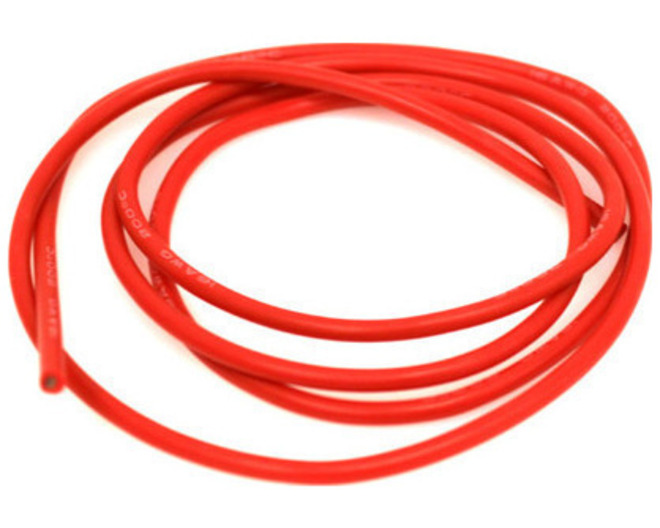 16 Gauge Silicone Wire 3 Red photo