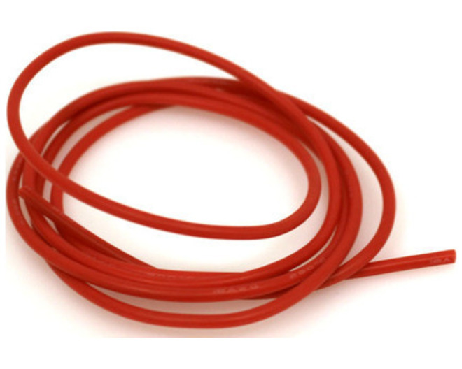 18 Gauge Silicone Wire 3 Red photo