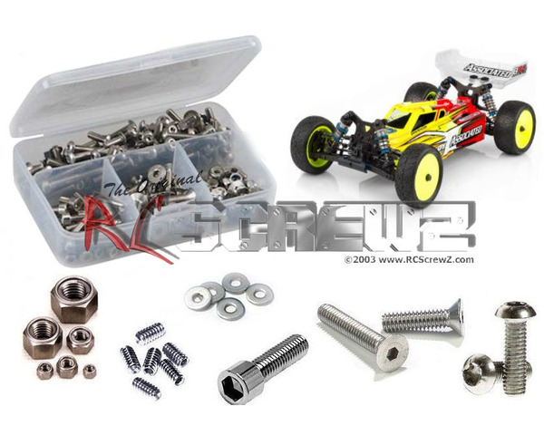 Associated RC10B64D 1/10th Stainless Screw Kit photo