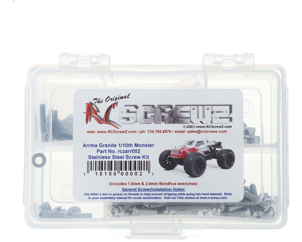 SS Screw Kit RC Granite photo
