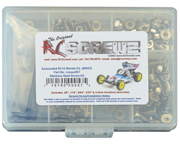 discontinued Ss Screw Kit Asc RC10 Worlds photo