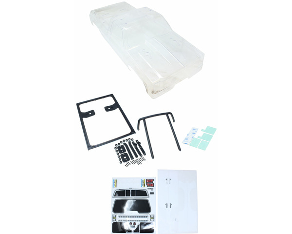 1/5th Body W/ Decals and Accessories (Clear) (1set) photo