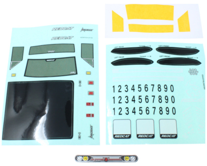 Ascent 18 Crawler Body (Clear)(1pc) photo