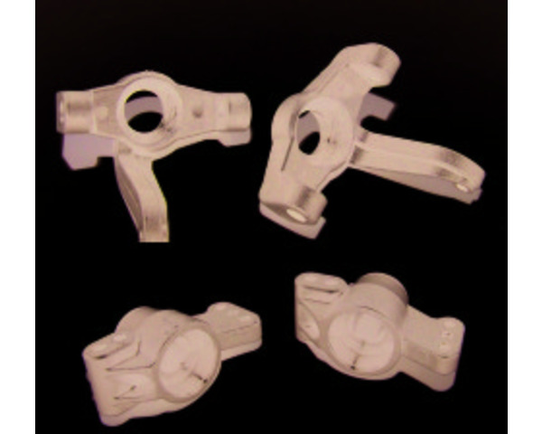 Plastic Steering Knuckles (1pr) & Rear Hub Carrier (2 pieces) photo