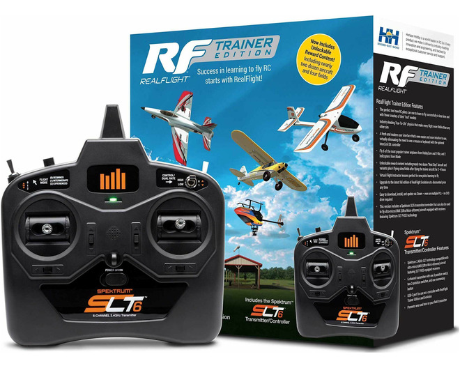 RealFlight Trainer Edition RC Flight Simulator with SLT6 Transmi photo