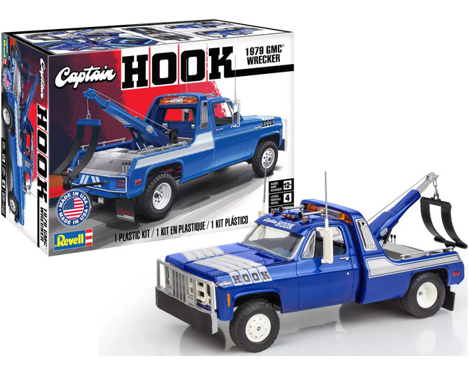 1/25 Captain Hook 1979 GMC Wrecker Plastic Model Kit photo