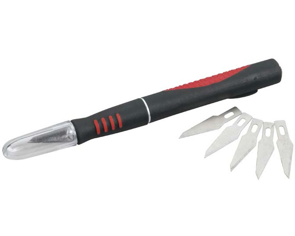 Revell Premium Soft Handle Knife w/Blades (5) photo