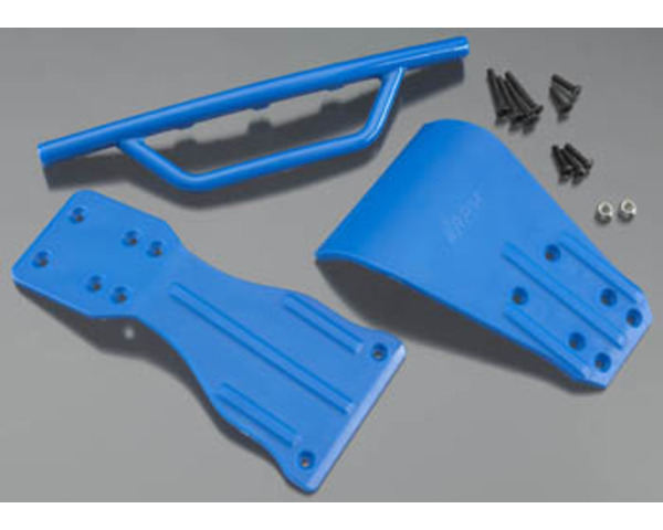 discontinued Front Bumper Assembly Blue SC10 photo