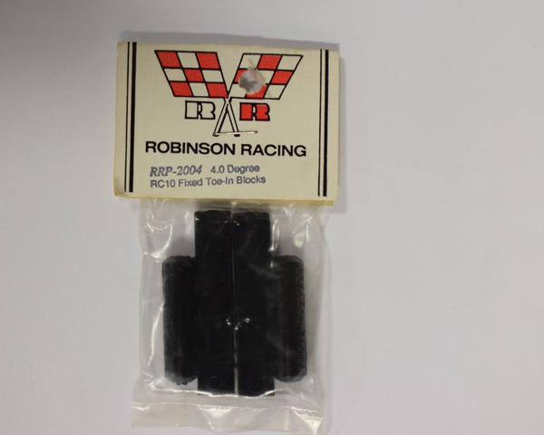 discontinued   4.0 Degree Fixed Rear Toe-in Blocks Vintage Rc-10 photo