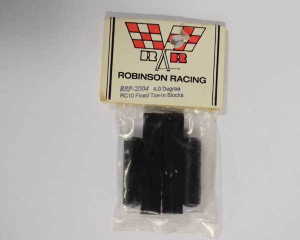 discontinued   4.0 Degree Fixed Rear Toe-in Blocks Vintage Rc-10 photo